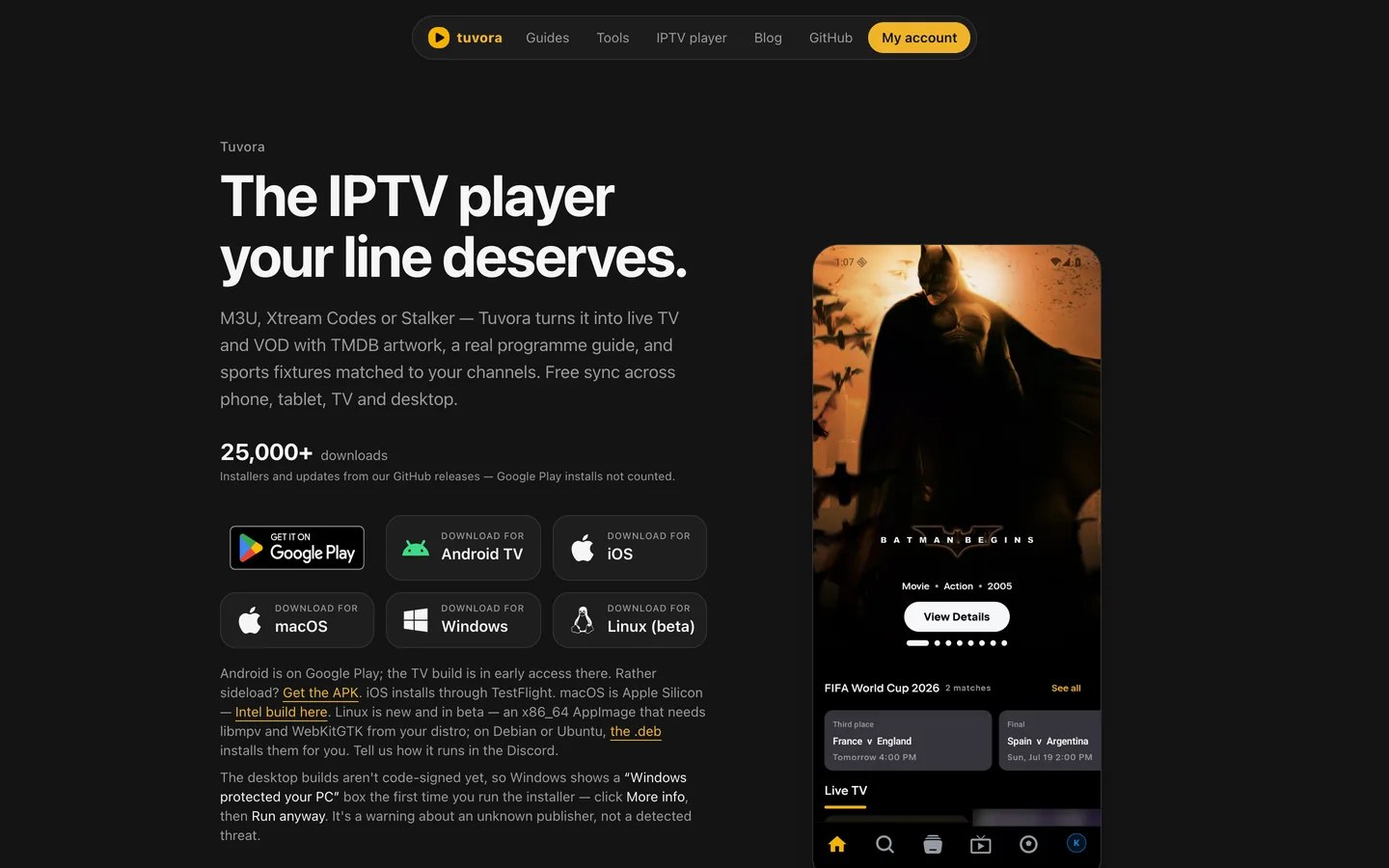 Tuvora website